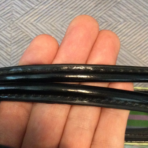 kate spade New York black and green leather and canvas shoulder bag for women - Picture 6 of 11